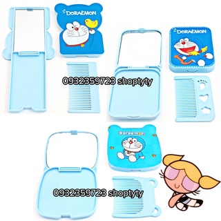 Combo 10 Cái Gương Soi Hình DoreamonDễ Thương8,5×6,5cm(Hình Ngẫu Nhiên)