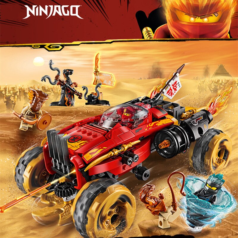Đồ chơi lắp ráp Mô hinh Siêu Xe Katana 4x4 New Ninja Land Bounty Truck  zimo 44001