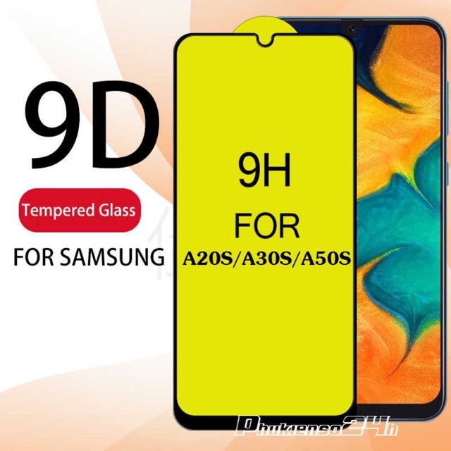 Sét2 Kinha cường lực Full màn, Siêu Cứng,Bóng Sam sung A10S,A20S,A30S,A50S,A70S