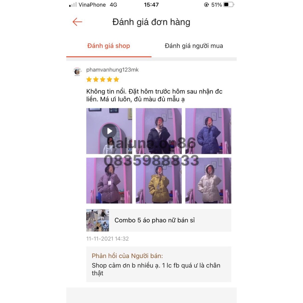 Áo khoác phao nữ đại hàn loại 1 siêu đẹp SẴN HÀNG | BigBuy360 - bigbuy360.vn