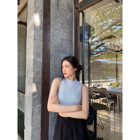 Áo ba lỗ len tăm đủ màu phong cách ulzzang Áo croptop Quảng Châu kozoda M75