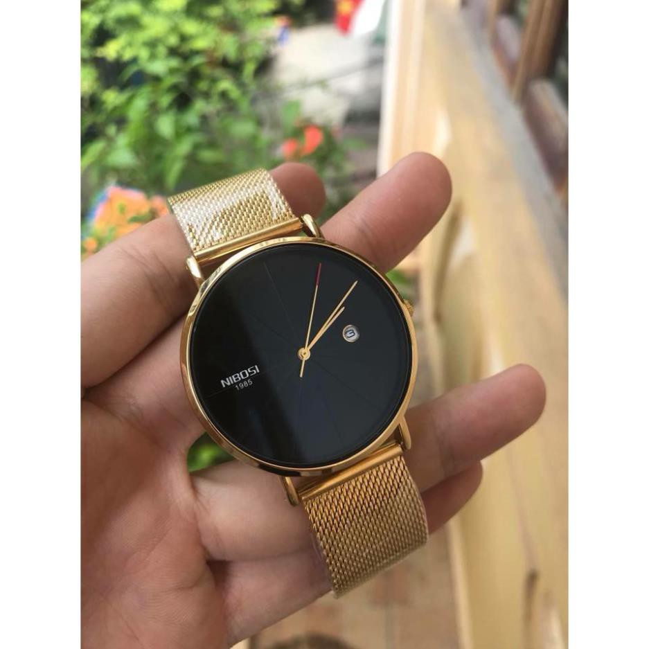 ĐÒNG HỒ THỜI TRANG NAM NIBOSI DÂY LƯỚI
