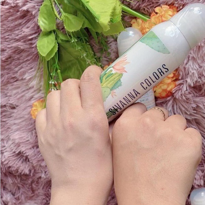 Xịt Chống Nắng Nâng Tone Sivanna Colors Thái Lan 2 In 1 Makeup Body 150ml
