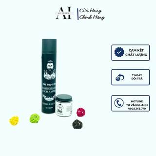 Combo gôm sáp the pro lock + wax clay wax trắng tạo kiểu giữ nếp cho tóc. hàng chính hãng. ai store
