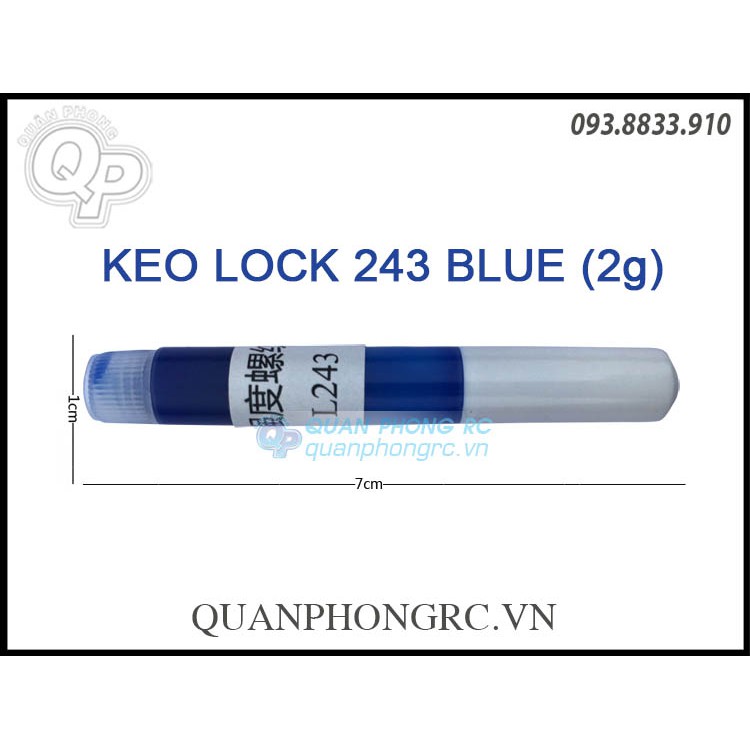 Keo lock 243 Xanh ( 2g )