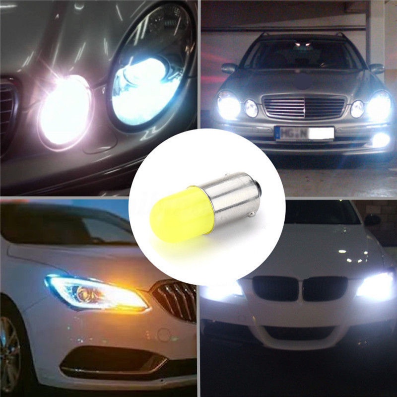 2 Bóng Đèn LED Tín Hiệu Xi Nhan 1156 BA9S P21W COB 12V Cho Xe Hơi