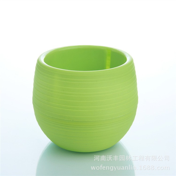 Chậu cây nhựa mini nhiều màu sắc tươi tắn thích hợp trang trí nhà cửa