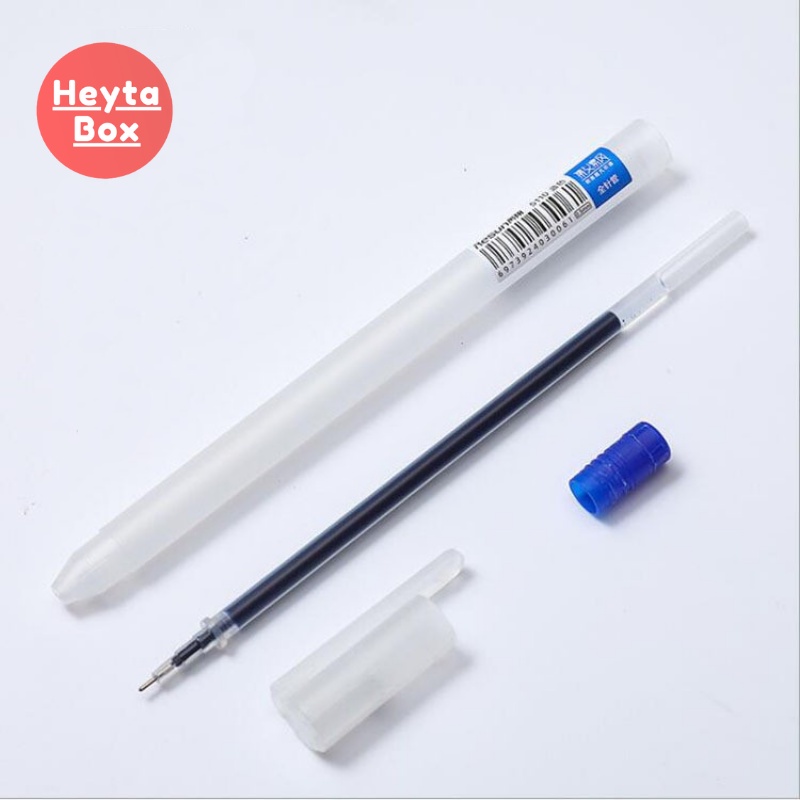 Bút bi nước văn phòng mực gel 0.5mm Heytabox mực đều nét chữ đẹp đủ màu xanh đen đỏ B1 B9