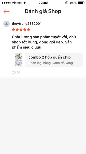 set chip hộp ( 5 quần ,ảnh thật kéo sang còn nhiều mẫu ạ)