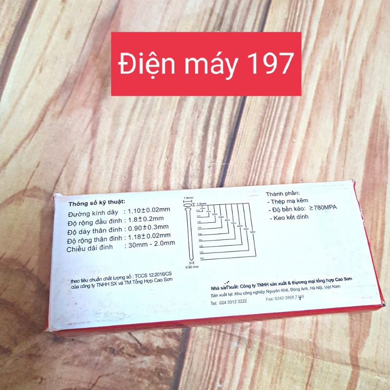 Đinh ghim gỗ công nghiệp dùng cho máy bắn ghim băng hơi F30
