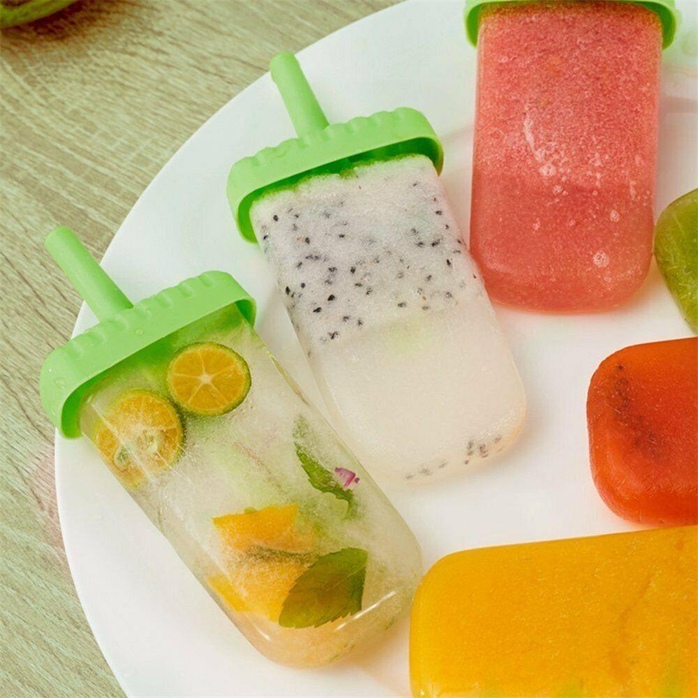 Set 6 Khay Silicone Làm Kem / Bánh Tráng Miệng DIY