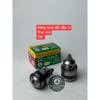 Măng ranh sắt đầu 6, 10, 13 trục ren