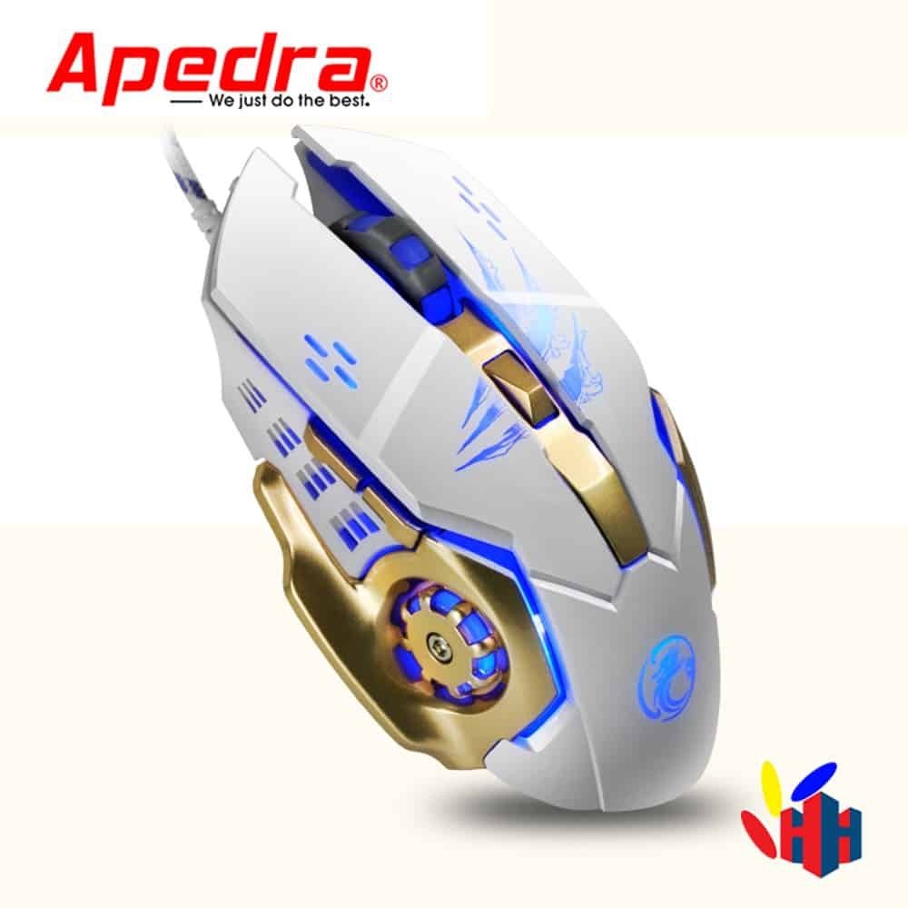 Chuột Mouse APEDRA A8 Gaming Chính hãng (Dây dù, Led).