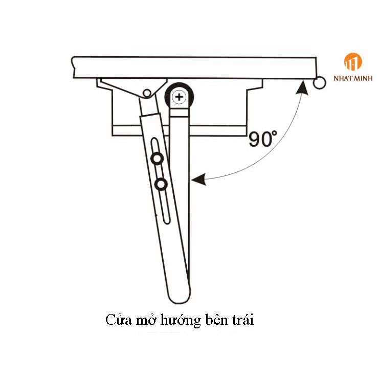 Chỏ hơi đóng cửa tự động loại lớn, Cùi chò hơi cửa lớn 50-80kg, tay co thủy lực new start, cùi chỏ tự động , tay đẩy hơi