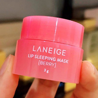 [Mới - Hót] Nạ ngủ môi giúp làm hồng giảm khô môi và dưỡng môi mềm mại Laneige Lip Sleeping Mask 3g