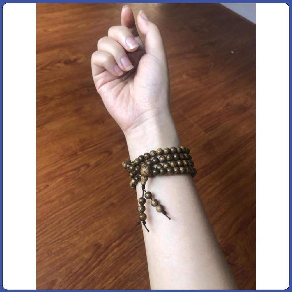 [TẶNG HỘP GẤM] Vòng tay Trầm Hương 108 hạt 3 mẫu 3mm 5mm 6mm | BigBuy360 - bigbuy360.vn