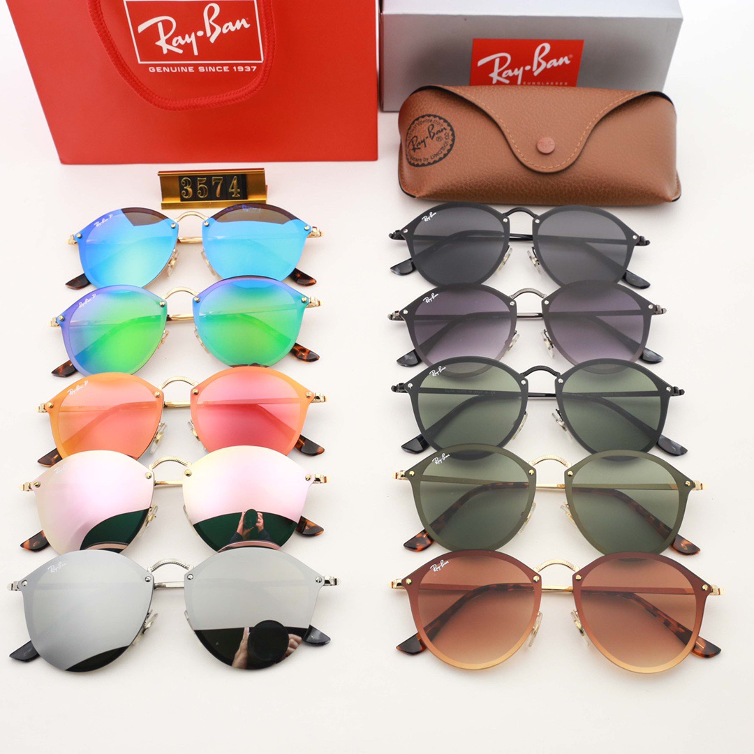 Wayfarer Ray-Ban_ chính hãng Kính râm 2021 Thời trang Hàn Quốc mới Kính râm nam nữ một mảnh Cặp đôi hợp thời trang Du lịch ngoài trời Kính râm lái xes