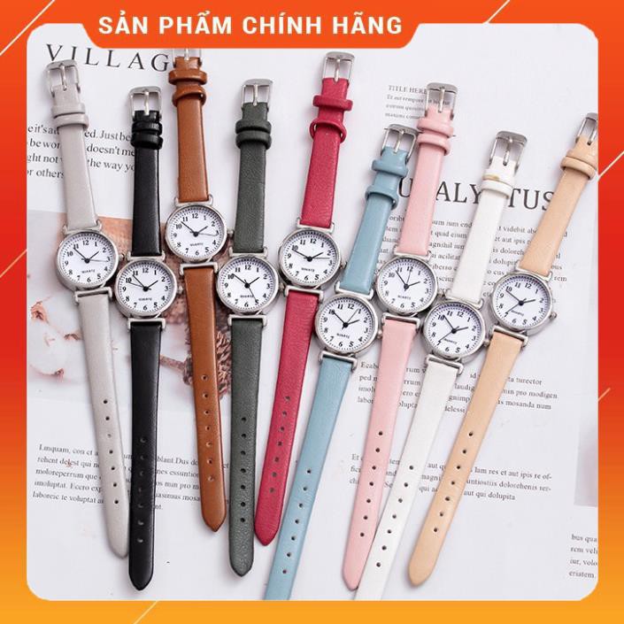 [Hàng Chính Hãng]  Đồng hồ thời trang nữ dây da AKS05 mặt số dể dàng xem giờ [Uy tín về chất lượng] | BigBuy360 - bigbuy360.vn