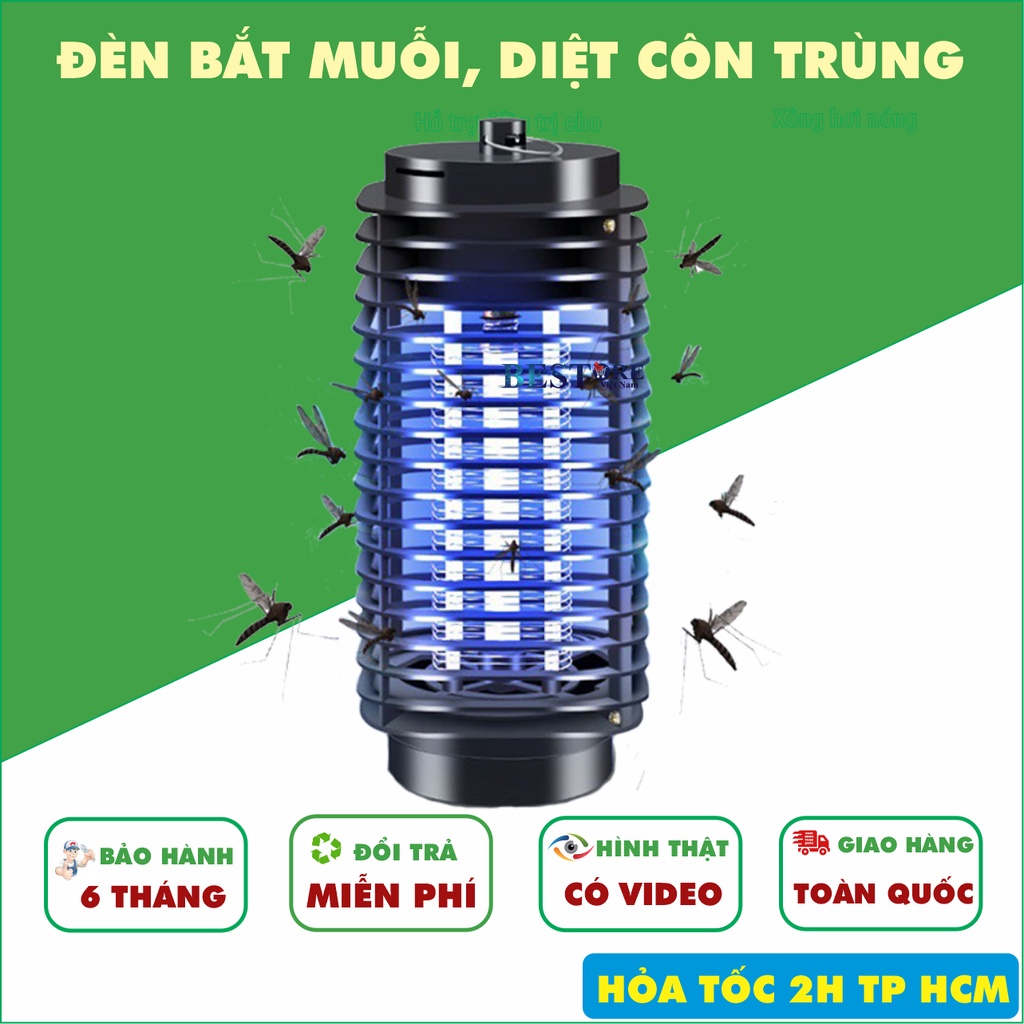 Đèn bắt muỗi côn trùng thông minh dạng lưới điện an toàn , hiệu quả