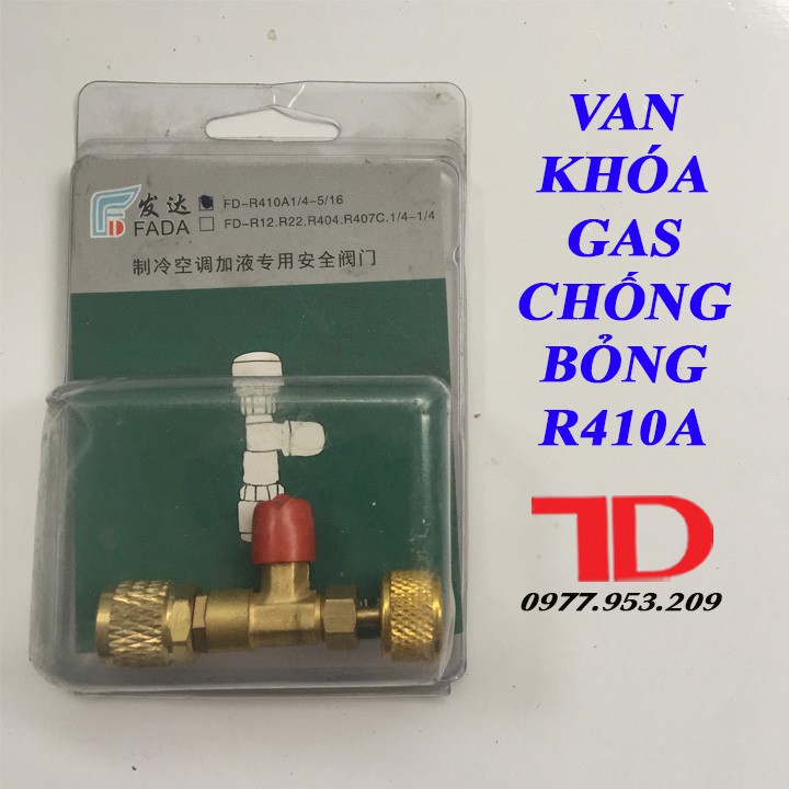 Van khóa gas chống bỏng R410 R32, giao loại ngẫu nhiên