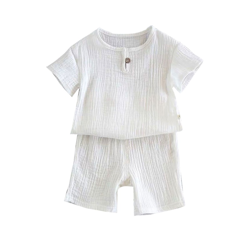 Bộ Áo Liền Quần Ngắn Tay 2 Món Màu Sắc Thời Trang Xuân Hè Cho Bé