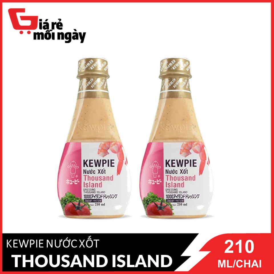 Combo 2 Chai Nước xốt Kewpie Thousand Island chai 210ml