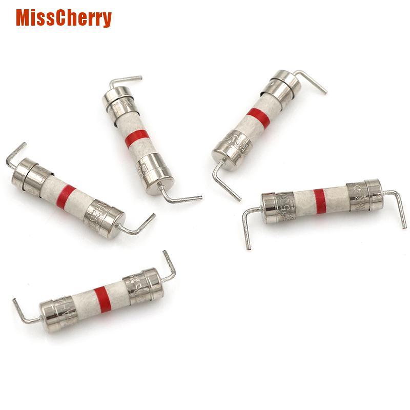Bộ 5 Cầu Chì Gốm 8a 250v Chất Lượng Cao