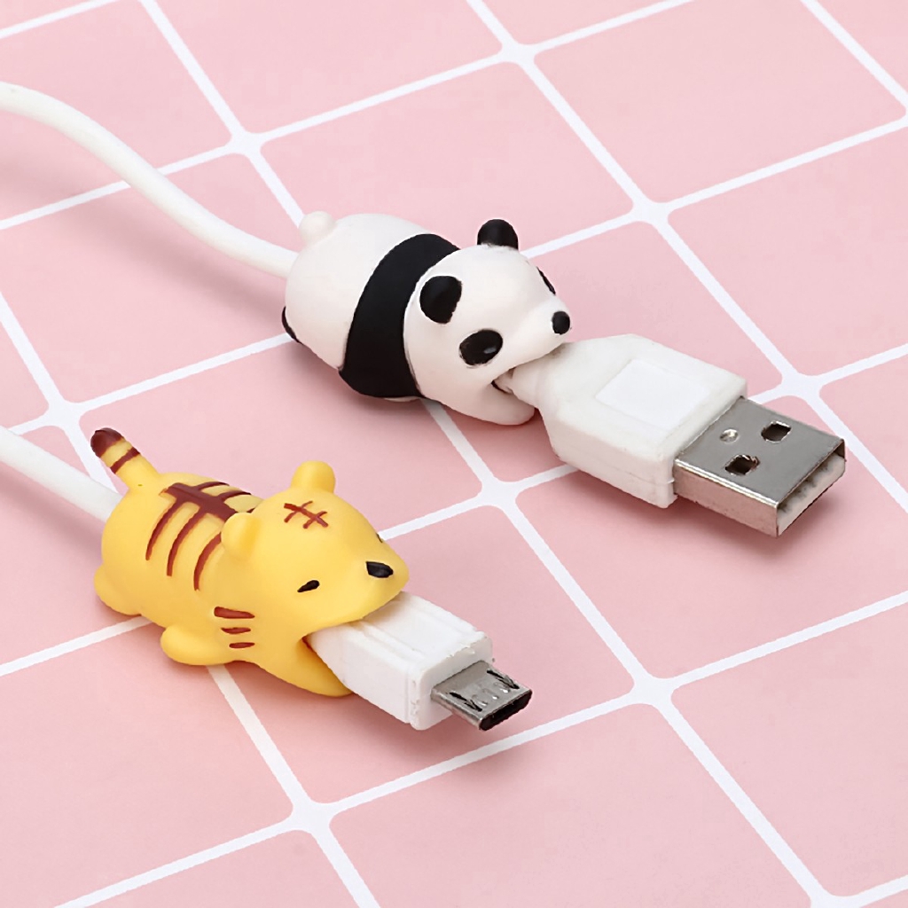 Phụ Kiện Quấn Bảo Vệ Dây Cáp Hình Động Vật Hoạt Hình Đáng Yêu JP5K9 Cho iphone Android JP5