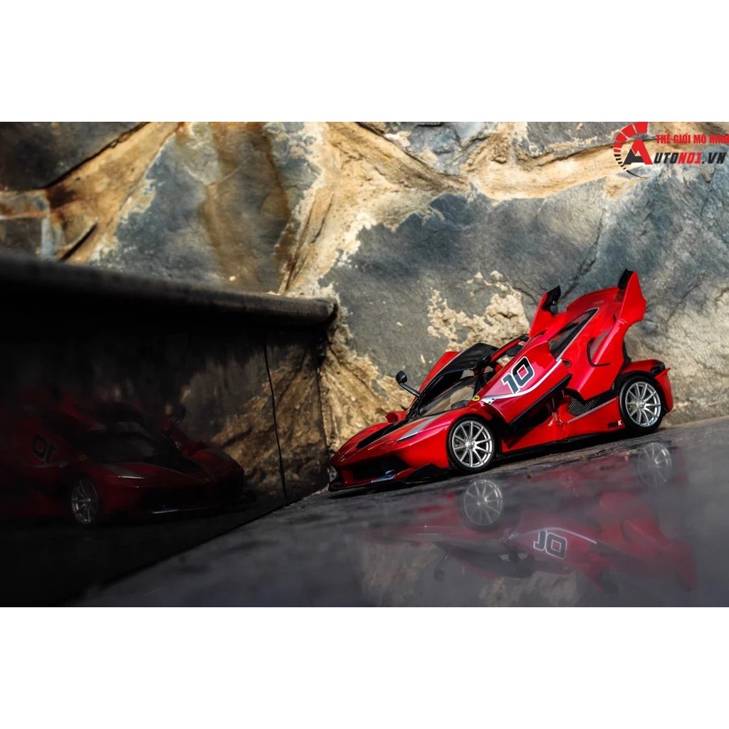 MÔ HÌNH FERRARI FXX K RED NO 10 1:18 BBURAGO 4230