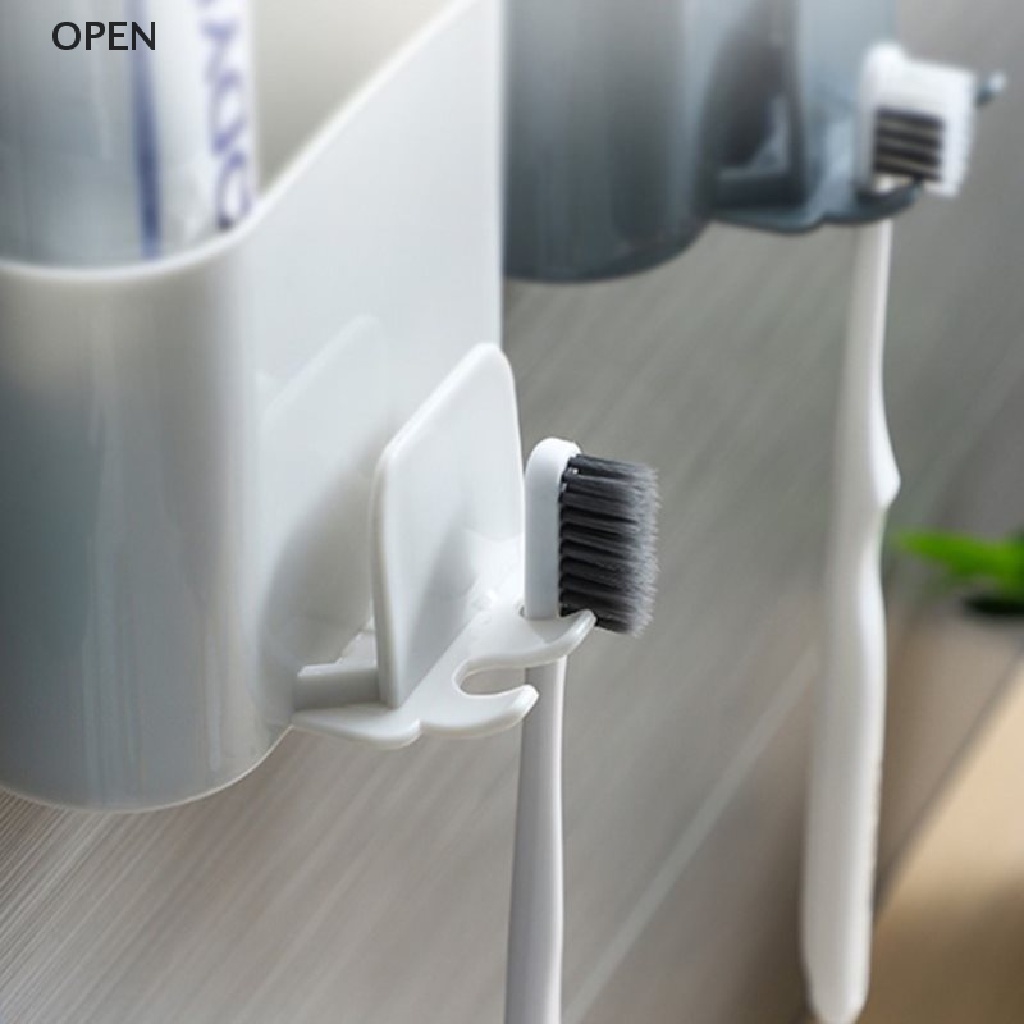 Op Giá Đỡ Bàn Chải Đánh Răng Cốc Đánh Răng / Dao Cạo Râu Gắn Tường