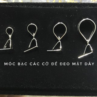 Móc bạc dùng để đeo mặt dây chuyền
