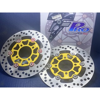 Dĩa thắng tpro size 220mm núm  brembo  dành cho xe exiter135 sirus wave_Dochoixemaynhapkhau