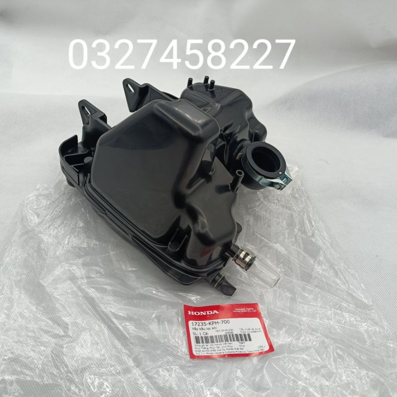 Bộ pô e, hộp bao tử lọc gió WAVE  A, RS, S100, FUTURE 125.... zin honda