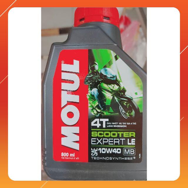 ( Dầu nhớt chính hãng ) Nhớt xe tay ga 4T cao cấp Motul 800ml cấp nhớt 10W40