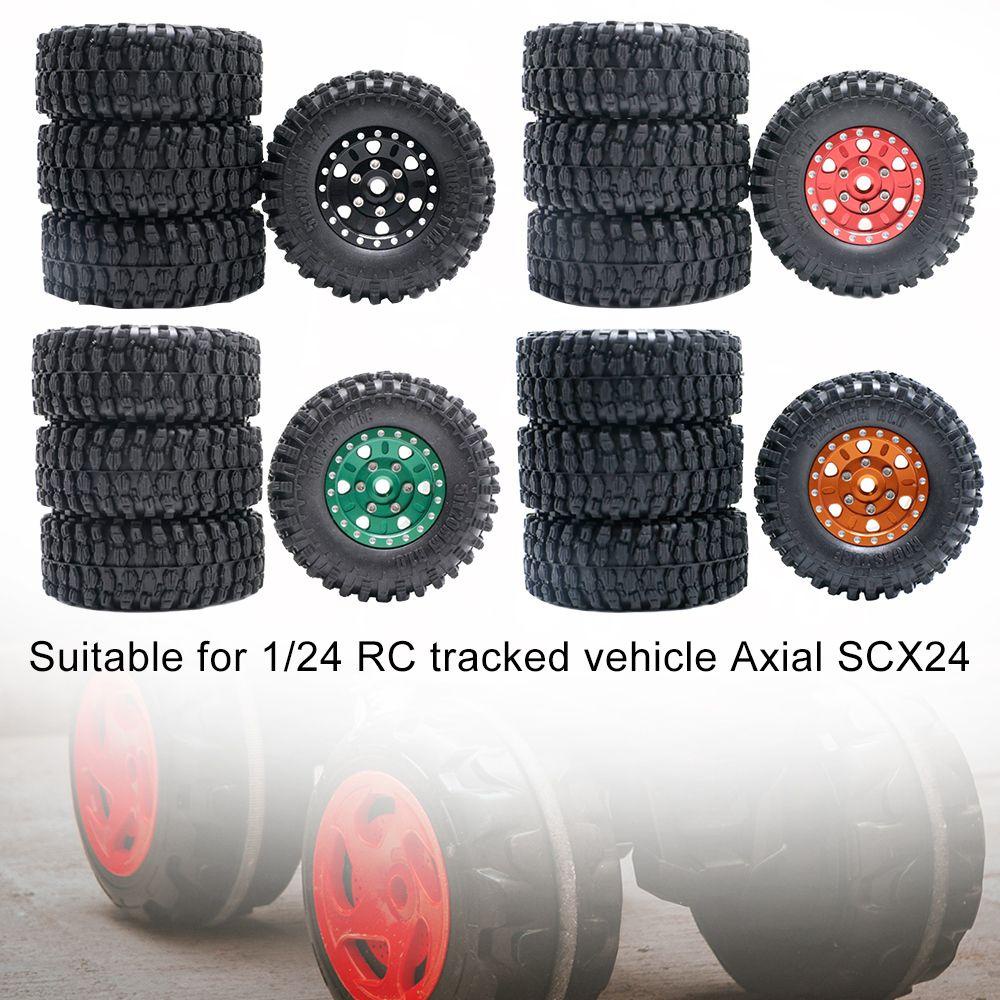 Hàng Mới Về Bộ 4 Bánh Xe Cao Su Axial 90081 AXI00001 AXI00002 Tỉ Lệ 1 / 24