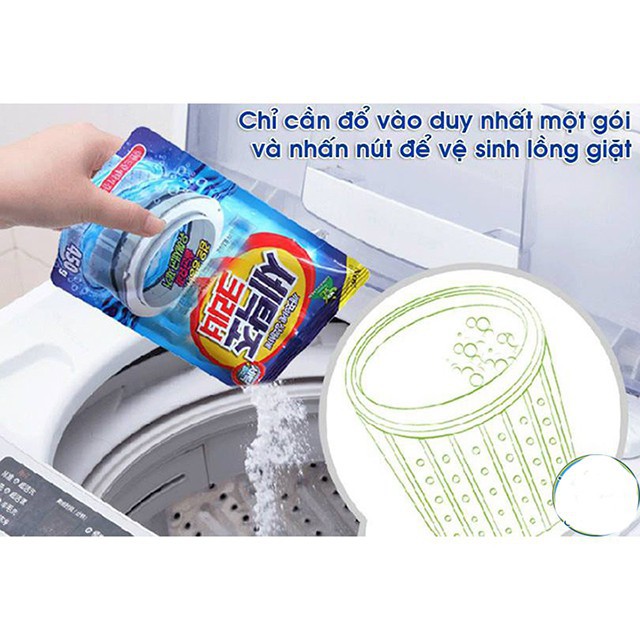 Gói Tẩy lồng máy giặt 450g