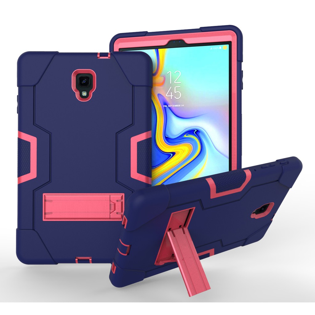 Samsung Galaxy Tab A 10.5 2018 SM-T590 T595 T597 multiple protection heavy armor case with bracket hit color tablet cover