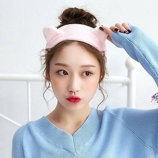 Băng đô tóc hình tai Mèo dễ thương chất nhung mềm