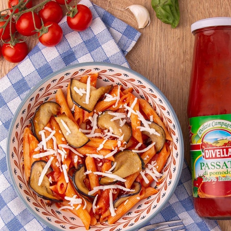 Mì Ý Nui Penne Ziti Rigate ống DIVELLA gói 500g