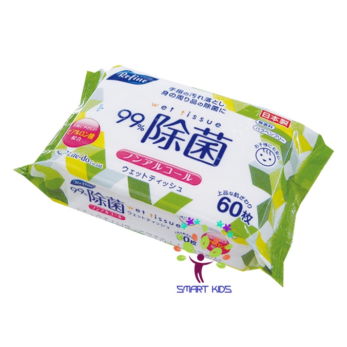 Giấy ướt khử trùng không cồn Life-do.Plus Refine