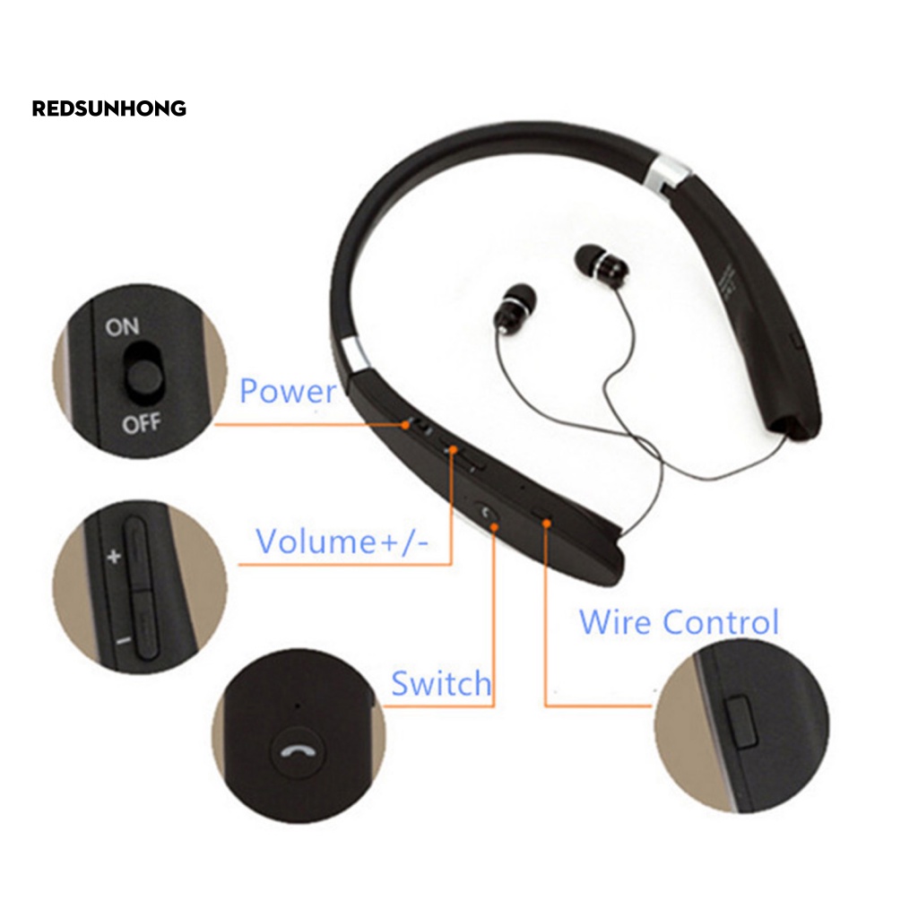 Tai Nghe Nhét Tai RSH.z SX-991 Bluetooth Không Dây Âm Thanh Nổi HiFi 5.0 Phong Cách Thể Thao