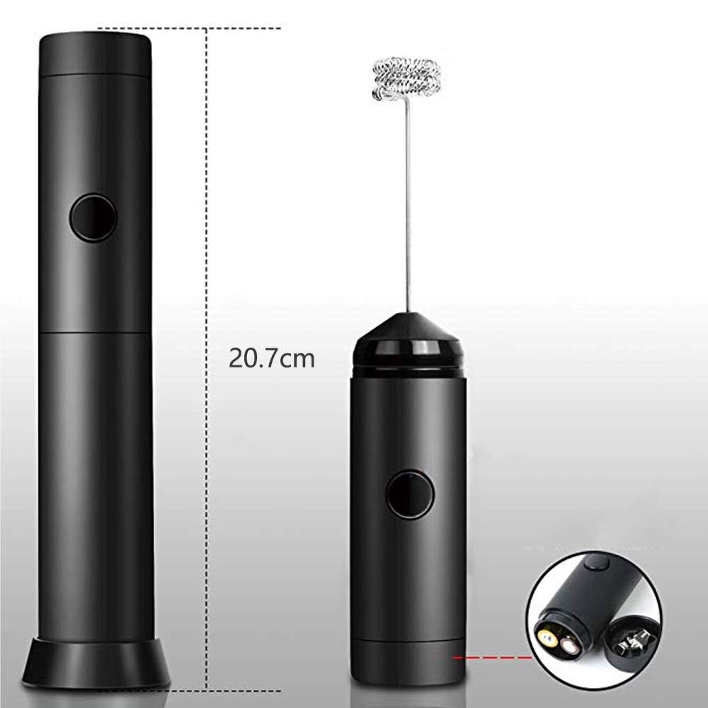 Máy đánh sữa tạo bọt cafe AHAHOME có giá đỡ bằng thép không gỉ đa năng dễ sử dụng MDS01