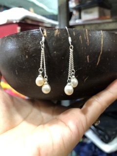 bông tai chuỗi đính hạt