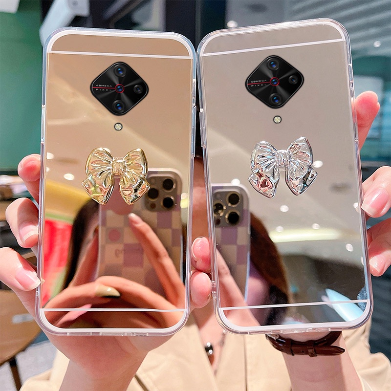Ốp Điện Thoại Tráng Gương Viền Mềm Thời Trang Cho Vivo S1 Pro Young