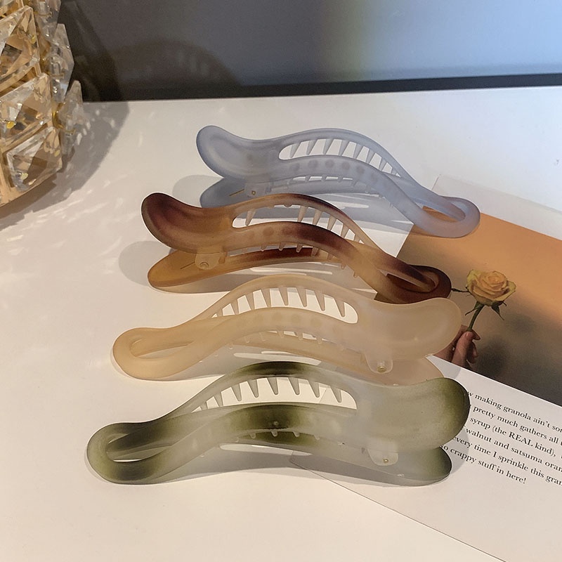 Kẹp Tóc Mỏ Vịt Lớn Phong Cách Hàn Quốc Cho Nữ