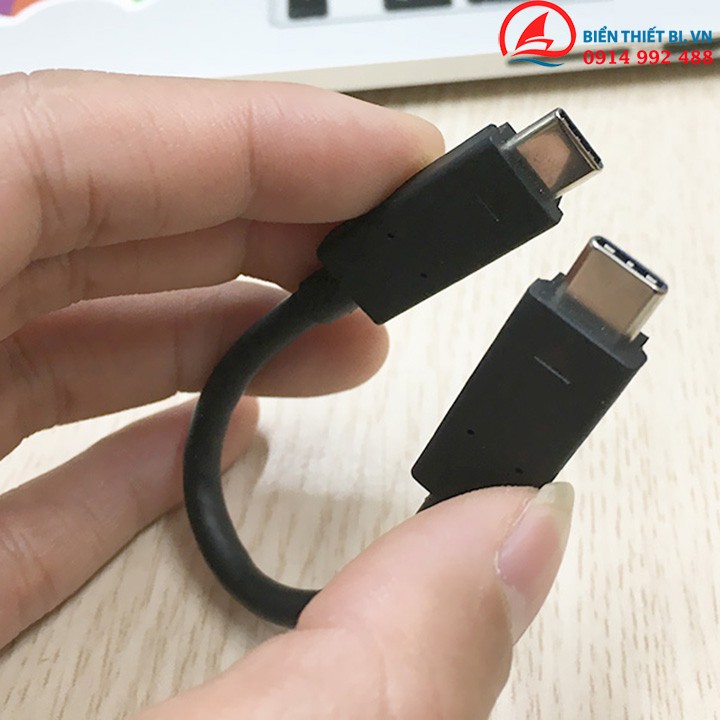 Cáp USB Type C Male to USB Type C Male Gen 2 - 15cm Tốc độ 10Gbps