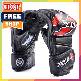 FREESHIP🎁 Găng tay MMA hở ngón 03 ⚡giá rẻ⚡ Bao tay hở ngón đấm bốc