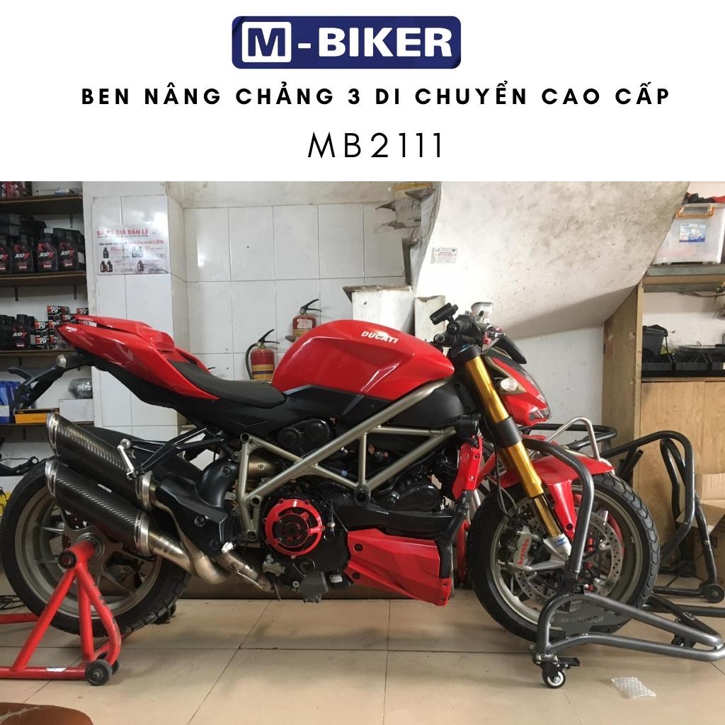 Ben Nâng xe máy di chuyển chảng 3 cao cấp của MBiker MB2111 dùng cho motor Naked và Sport