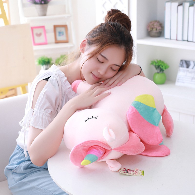 Thú Nhồi Bông Hình Kỳ Lân Hoạt Hình 40cm Kèm Cầu Vồng 84224207