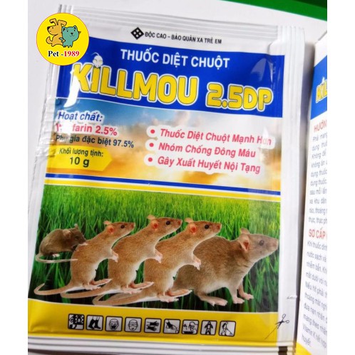 Sản phẩm diệt chuột Killmou thế hệ mới - ENASAKILLMOU 2,5DP